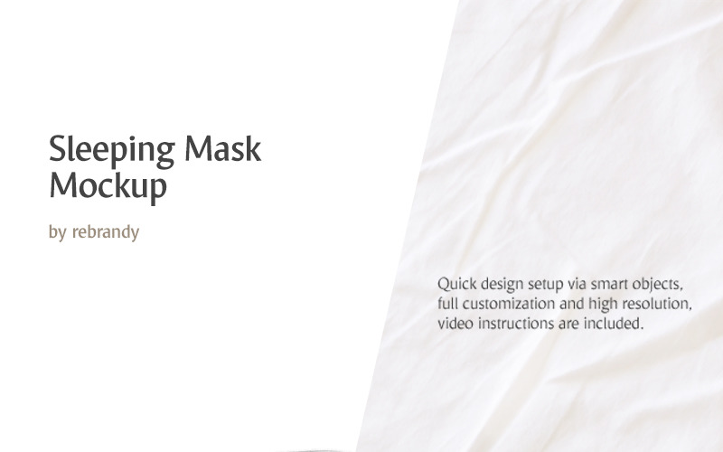 Sleeping Mask product mockup