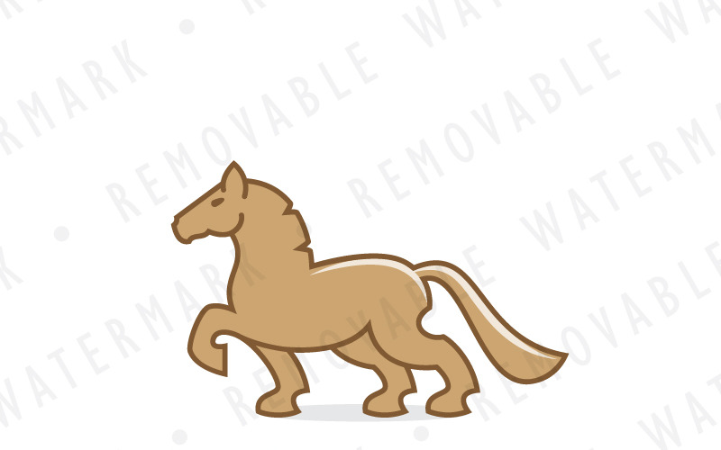 Download Шаблон логотипа "Spirited Stallion Logo Template" / Spirited Stallion Logo Template - Шаблон логотипа на тему графика rustic horse knight stallion power spirit wild valiant success victory strength vitality valor logo design template consulting riding investing tradition