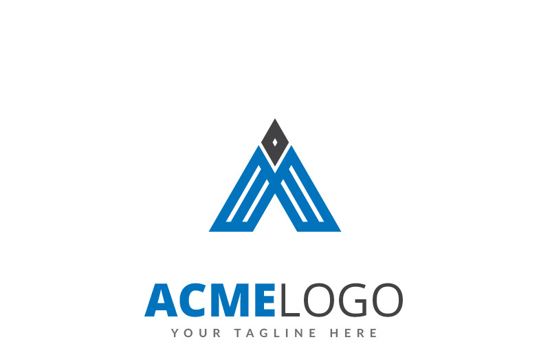 Download Шаблон логотипа "Acme Logo Template" / Acme Logo Template - Шаблон логотипа на тему графика a design a letter advenced advenced acme alphabet