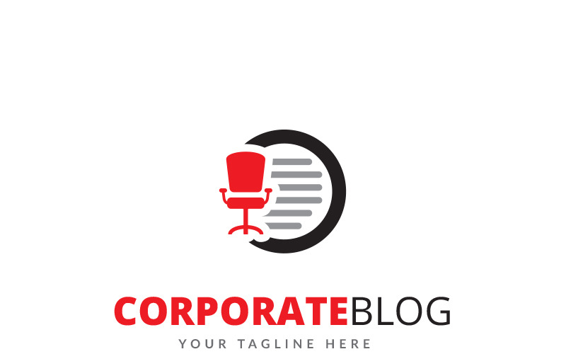 Download Шаблон логотипа "Corporate Blog Logo Template" / Corporate Blog Logo Template - Шаблон логотипа на тему графика corporate blog adverting analysis analytics biz news bloomberg business cart cash data dollar e commerce economics finance graph growth market