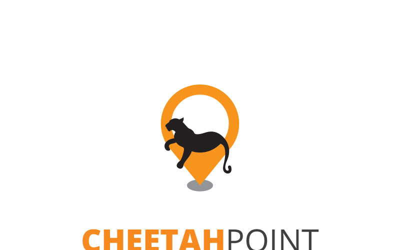 Gepard bod Logo šablona