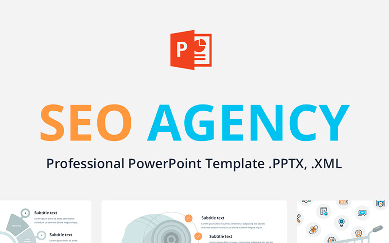 Modello PowerPoint per agenzia SEO