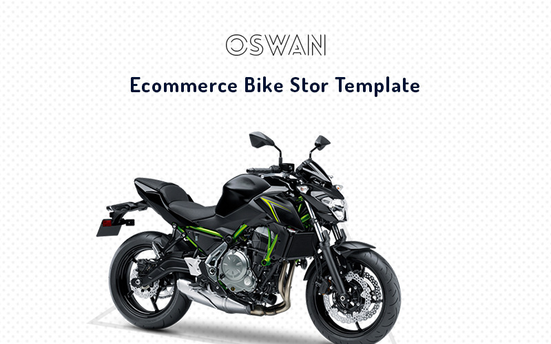 Oswan - eCommerce Bike Store Website-sjabloon