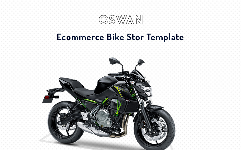 Oswan - шаблон веб-сайту електронної комерції для велосипедів