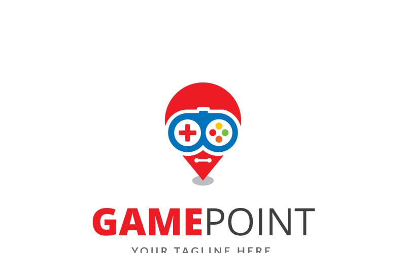 Шаблон логотипа Game Point