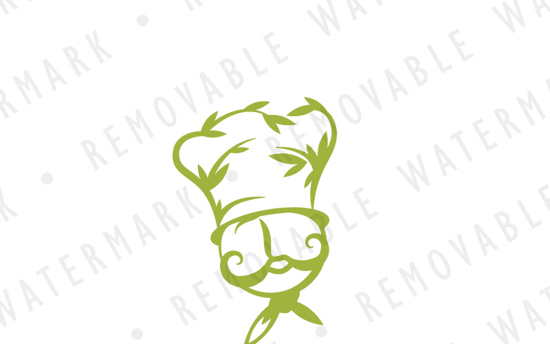 Tijm Cook Restaurant Logo sjabloon