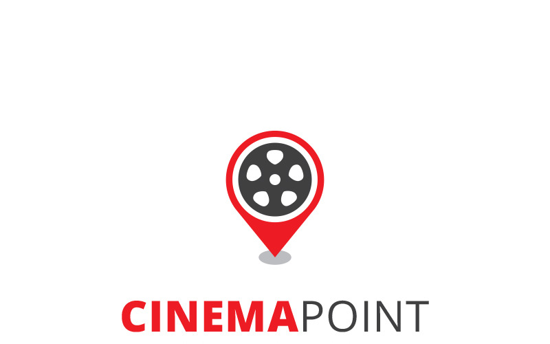 Download Шаблон логотипа "Cinema Point - Logo Template" / Cinema Point - Logo Template - Шаблон логотипа на тему графика abstract branding cinema creative entertainment film finder locator logo fun media point spot modern movie pointer reel simple