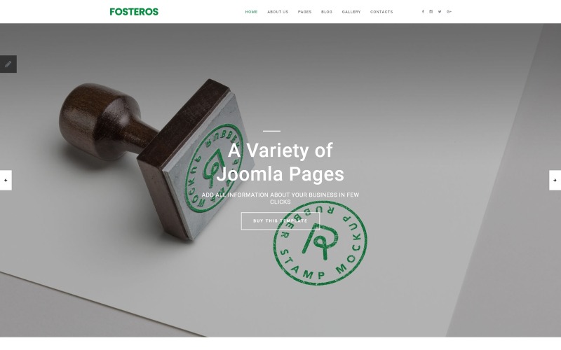 Fosteros - Modèle Business Joomla