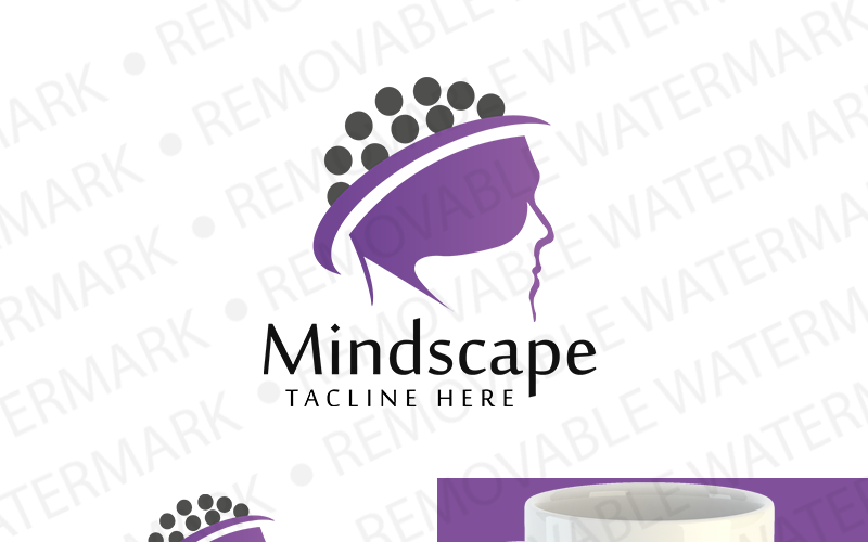Download Шаблон логотипа "Mindscape Logo Template" / Mindscape Logo Template - Шаблон логотипа на тему графика 3d,automatic,blue,business,colorful,corporate,digital,face,green,head,internet,low,poly,marketing,mind,modern,network,orange,pink,pixels