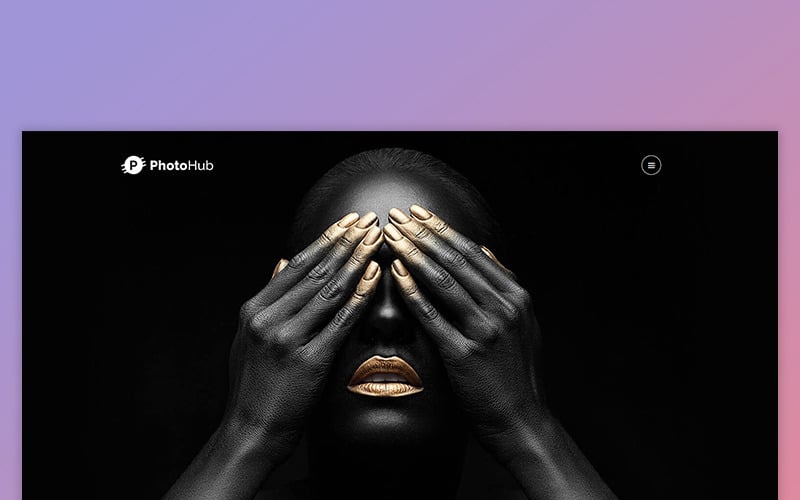 Photohub - webbplatsmall för kreativ fotografi