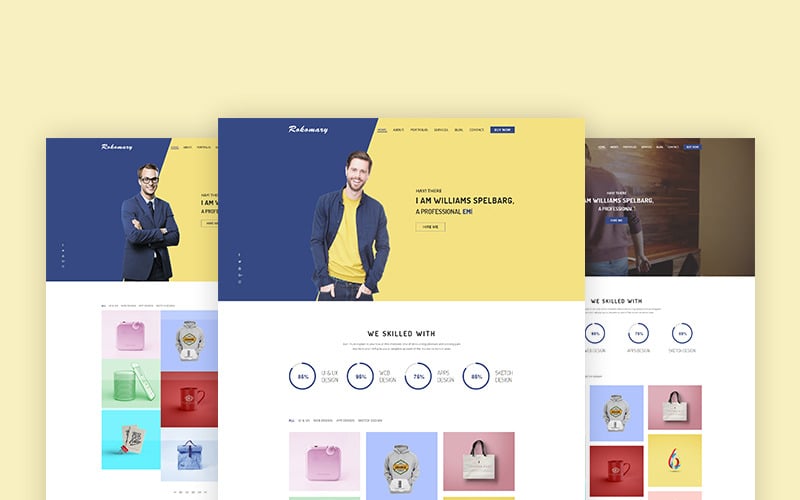 Rokomary - Modèle de site Web Creative Portfolio Bootstrap5