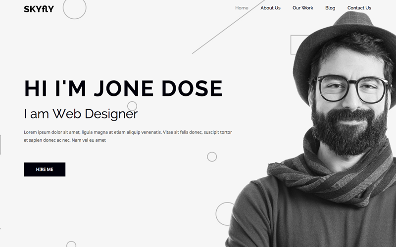 портфолио wordpress тема