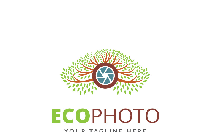 Download Шаблон логотипа "Eco Photo Logo Template" / Eco Photo Logo Template - Шаблон логотипа на тему графика agency apps beauty blog camera color creative eco ecologic environment event eye focus fresh green leaf leave lens nature optic