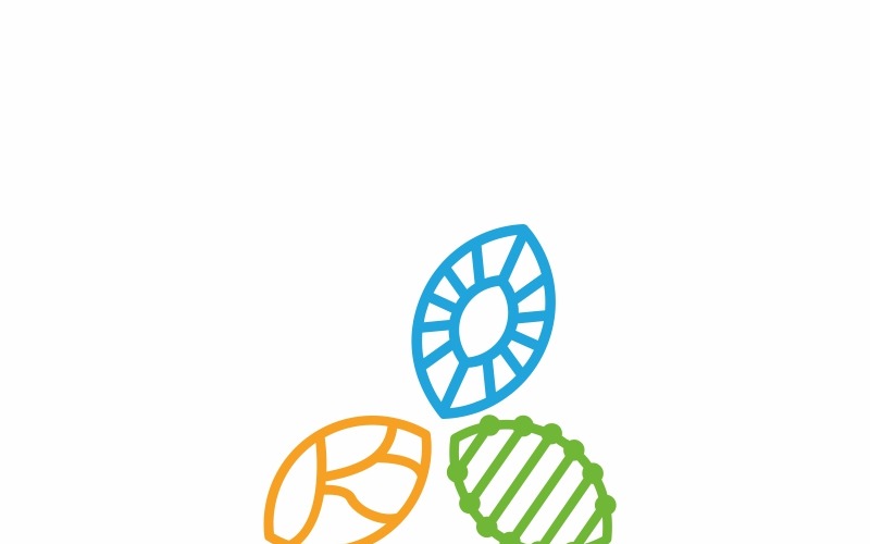 Download Шаблон логотипа "Eco Tech Leaf Logo Template" / Eco Tech Leaf Logo Template - Шаблон логотипа на тему графика agro agronomy baker barley bread business corporate delivery eco ecology field food grain herb identity leaf meal mill millet nature