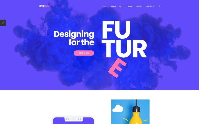 LevelUp - Шаблон цільової сторінки стартової компанії Joomla