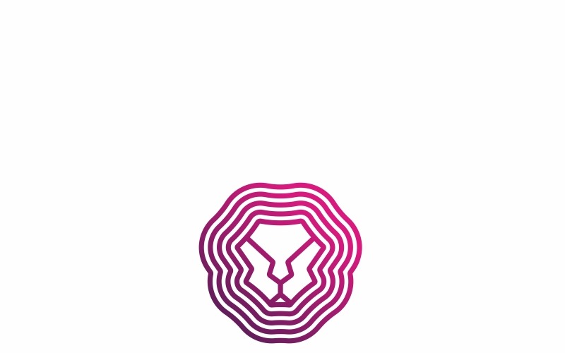 Lion Media Logo modello