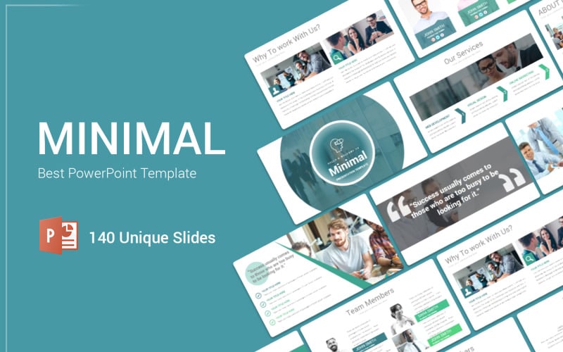 Minimal Creative PowerPoint template