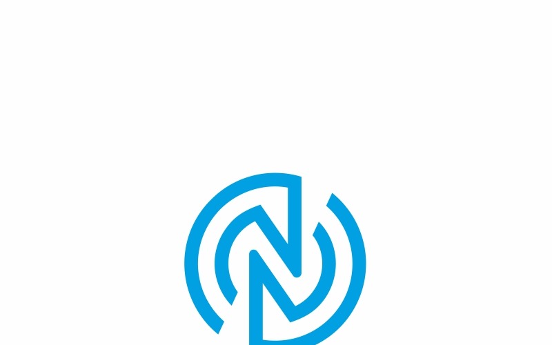 Neotex N Letter logó sablon