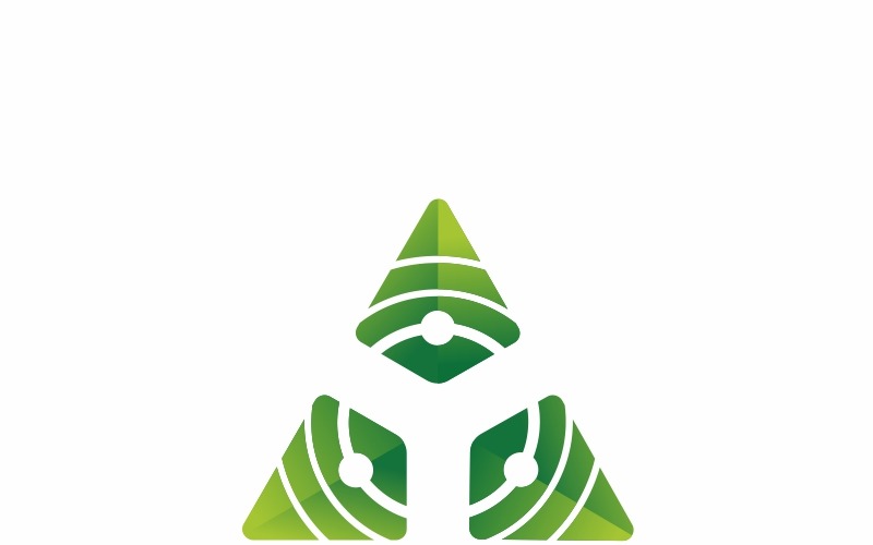 Download Шаблон логотипа "Triangle Eco Green Tech Logo Template" / Triangle Eco Green Tech Logo Template - Шаблон логотипа на тему графика adventure holiday alpine accomodation b and logo bivouac bushwalking retreat camp logo camping leisure lodging eco cafe resort entrance getaway