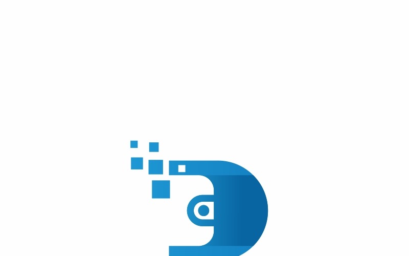 Data Wallet Logo Template