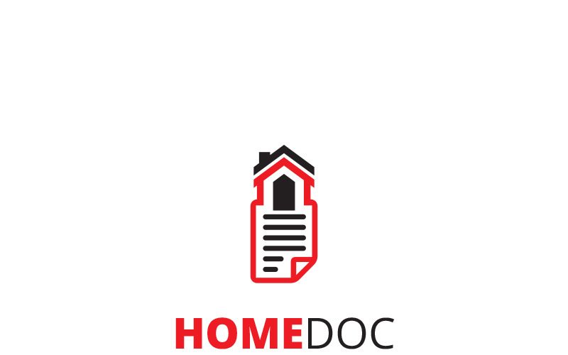 Domácí Doc Logo šablona