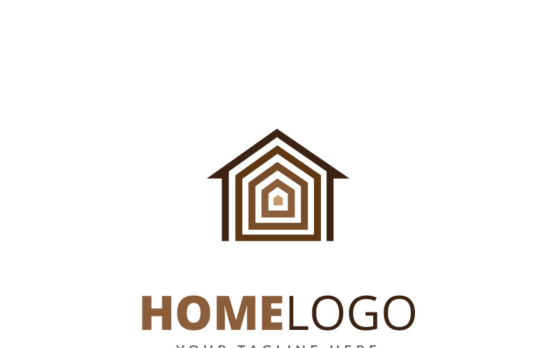 Modelo de logotipo para casa