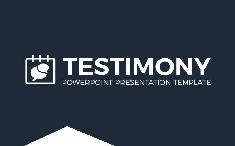 Testimony Presentation PowerPoint template