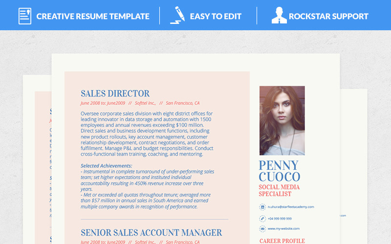 Download Резюме "Alhena - Teacher Resume Template" / Alhena - Teacher Resume Template - Резюме на тему графика teacher resume word editable style design curriculum vitae cv template resumes format modern professional resumeundefined