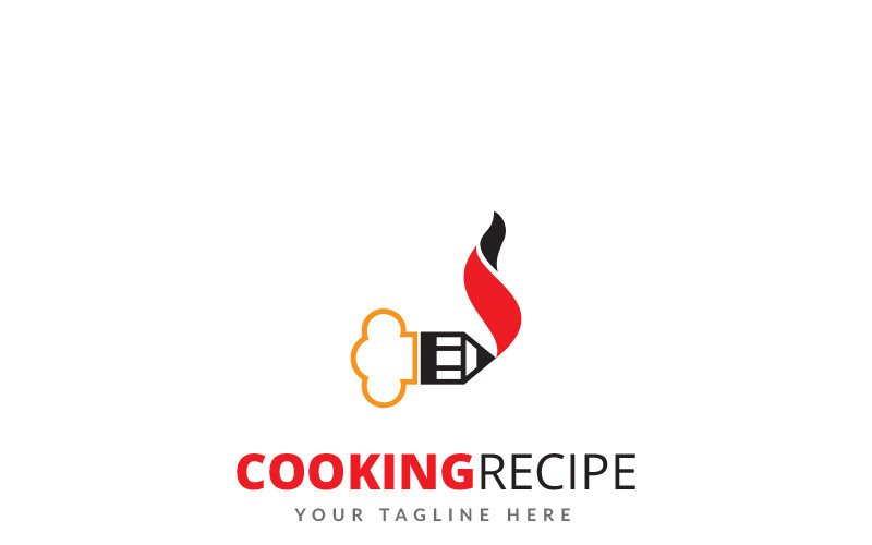 Download Шаблон логотипа "Cooking Recipe Logo Template" / Cooking Recipe Logo Template - Шаблон логотипа на тему графика bistro blogger book business cafe chat chef cook cooking critique daily news food fork gastronomic critic gastronomy gourmet identity kitchen
