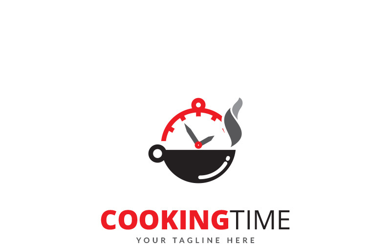 Download Шаблон логотипа "Cooking Time Logo Template" / Cooking Time Logo Template - Шаблон логотипа на тему графика bar bistro cafe catering chef clock competition cook cookery cookie cooking cuisine delicious delivery dinner drink eat eatery eating food