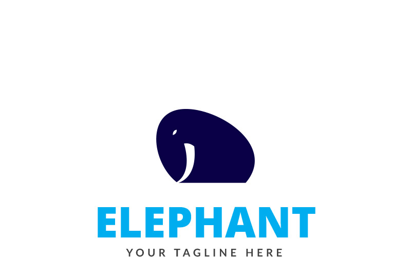 Download Шаблон логотипа "Creative Elephant Logo Template" / Creative Elephant Logo Template - Шаблон логотипа на тему графика adventure trip africa animal asia business company eco ecology elephant logo excursion holidays national park natural reserve nature retro safari