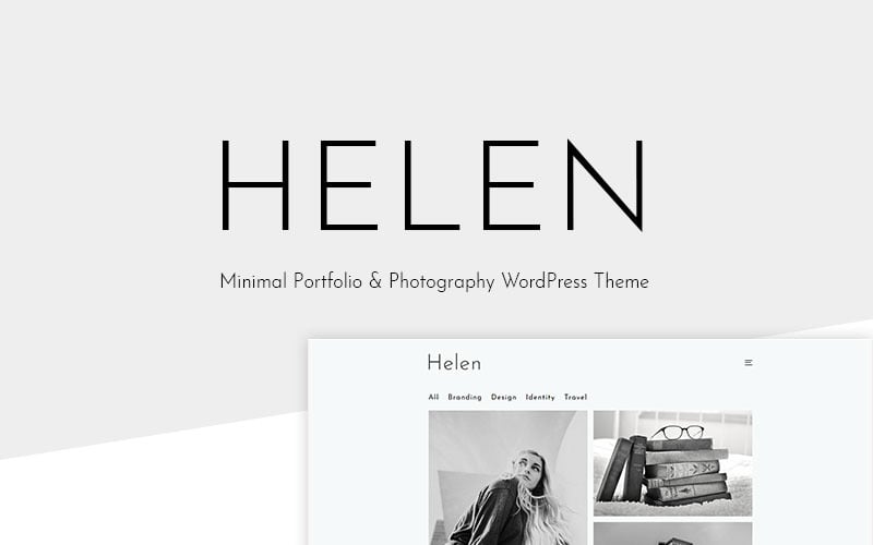 Helen - Minimal Portfolio & Photography WordPress Theme