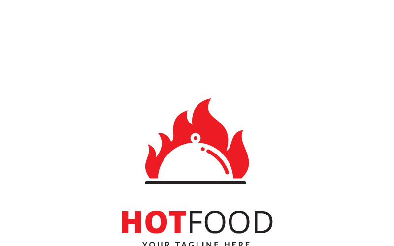 Download Шаблон логотипа "Hot Food Logo Template" / Hot Food Logo Template - Шаблон логотипа на тему графика barbecue brand burger burn burn food cafe company cusine delicious fast food fire flames hot hot cusine restaurant hungry meat