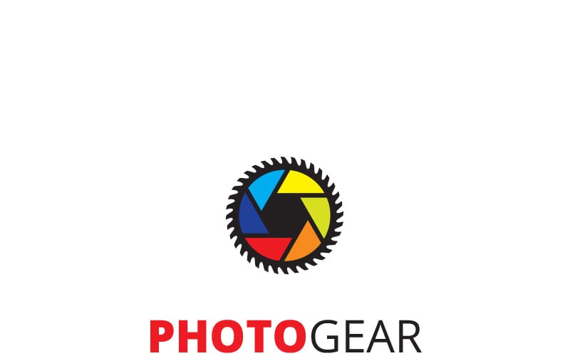 Modèle de logo Photo Gear