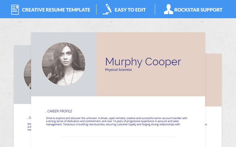 Download Резюме "Murphy Resume Template" / Murphy Resume Template - Резюме на тему графика teacher resume word editable style design curriculum vitae cv template resumes format modern professional resumeundefined