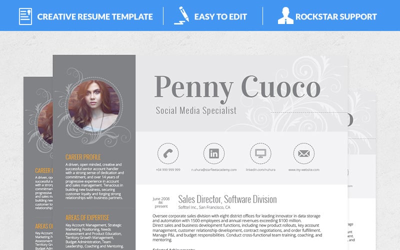 Szablon CV Giennah