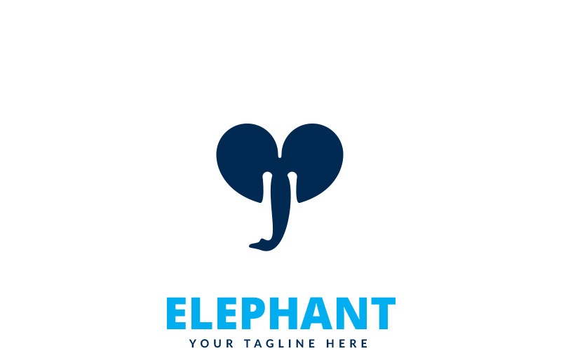 Download Шаблон логотипа "Elephant App Logo Template" / Elephant App Logo Template - Шаблон логотипа на тему графика africa animal studio animals art best logo big colored elephant creative mark elephants emblem huge kid logotype mammoth media shop