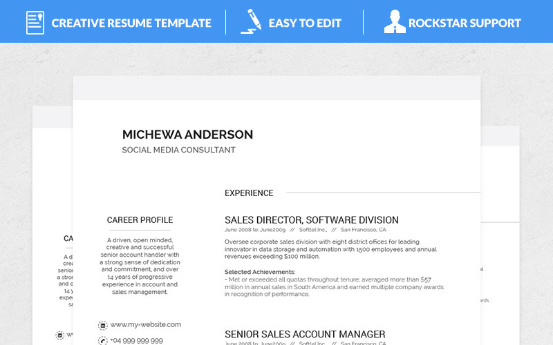 Michewa Resume Template