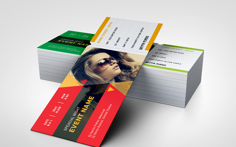 Download Фирменный стиль "Special Night _ Event Ticket - Corporate Identity Template" / Special Night _ Event Ticket - Corporate Identity Template - Фирменный стиль на тему искусство и культура event,ticket,scecial,night,movie,theater,club,concert,conference,party,pettern,pretty,vip,pass,retro,modern,psd,vector,stadium