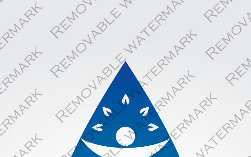 Szablon Logo czystej wody
