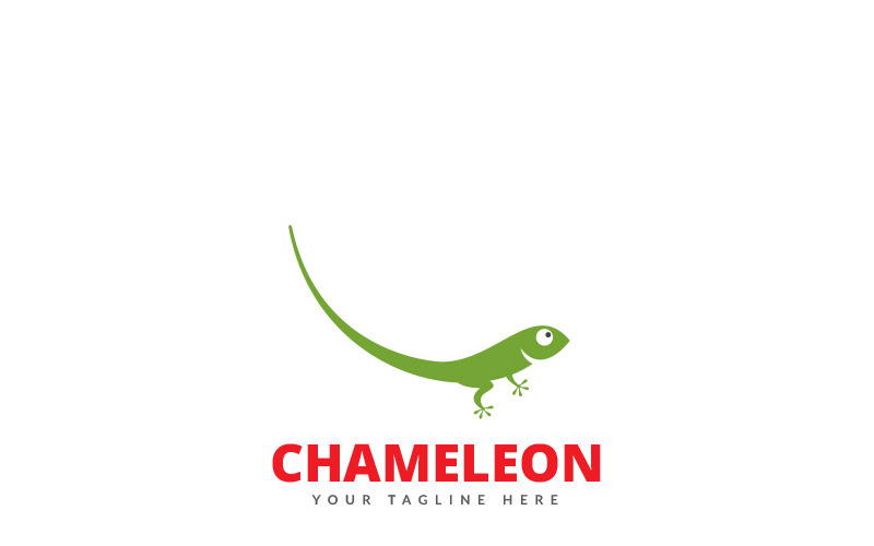 Творчі шаблон логотипу хамелеон