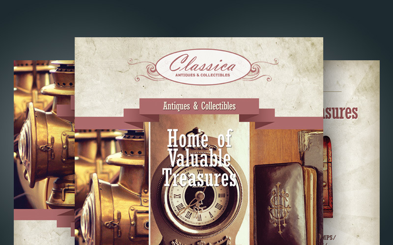 Download Фирменный стиль "Antique Shop Flyer - Corporate Identity Template" / Antique Shop Flyer - Corporate Identity Template - Фирменный стиль на тему графика ad advert antique antiques collectibles collector flyer gallery magazine museum pamphlet poster retro sell shop store treasure vintage