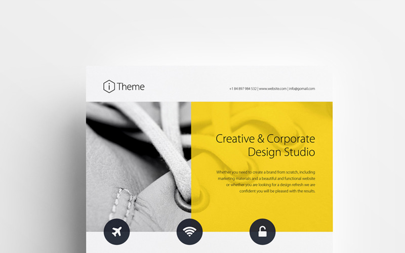 Download Фирменный стиль "Creative & Corporate Flyer - Corporate Identity Template" / Creative & Corporate Flyer - Corporate Identity Template - Фирменный стиль на тему графика flyer annual report book proposal brochure business clean company profile corporate creative a5 digital a4 indesign infographics informational letter marketing