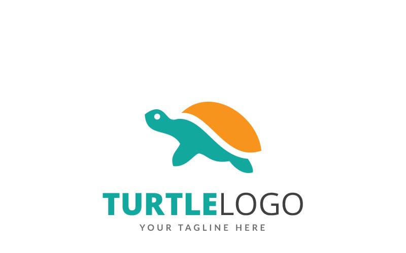 Modèle de logo de tortue