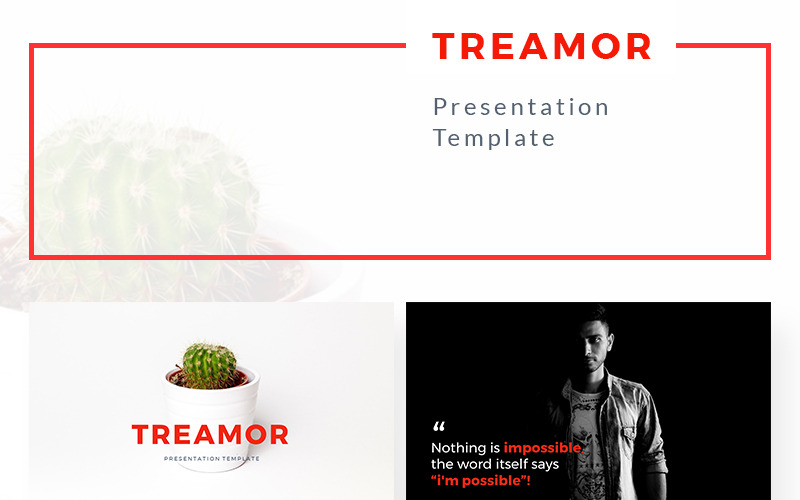 Шаблон Treamor Pitchdeck PowerPoint