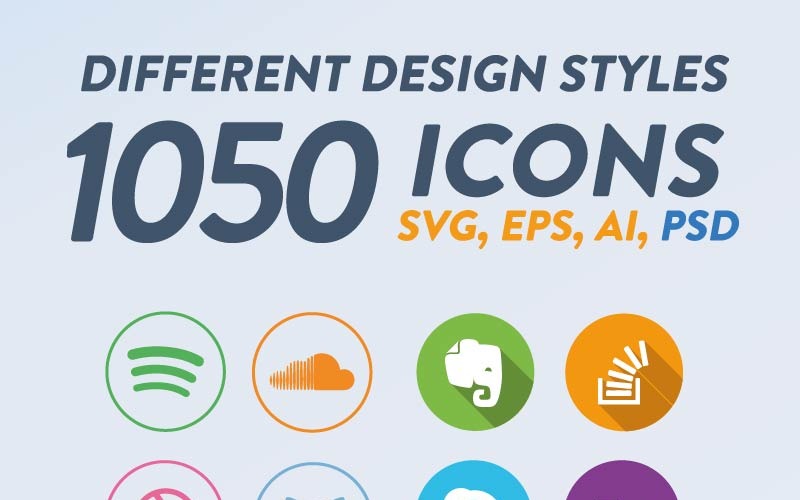 Sosyal Medya Icon Set