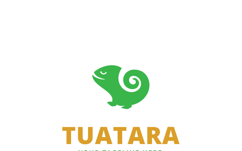 Tuatara logotyp mall