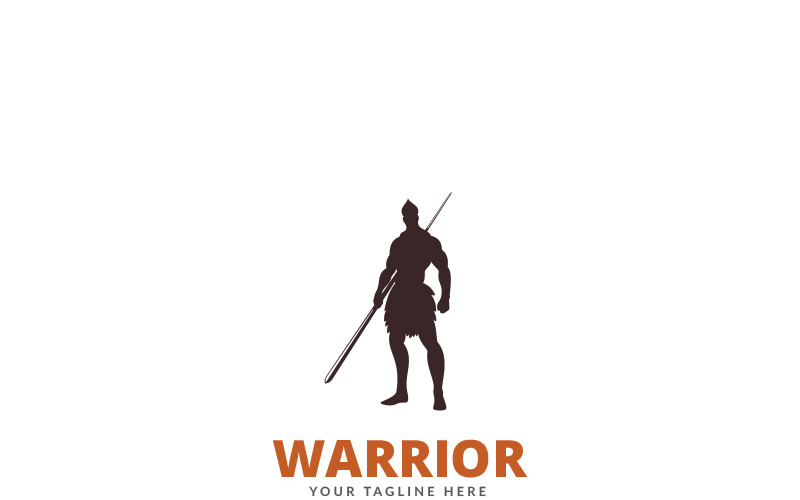 Download Шаблон логотипа "Warrior Logo Template" / Warrior Logo Template - Шаблон логотипа на тему графика agency armor brand brave costume design emperor financial gladiator guardian helmet historic identity leader legend logo mascot protection roman safety