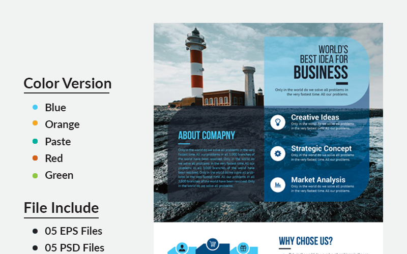 Mim Art Business Flyer - Modèle d'identité d'entreprise