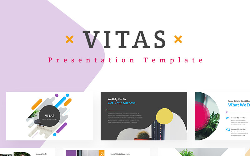 Vitas PowerPoint-Vorlage